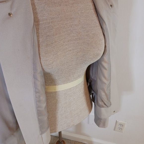 Size 6 /Small Calvin Klein Moto Style Jacket Casual Business Old Money Spring - Picture 4 of 11